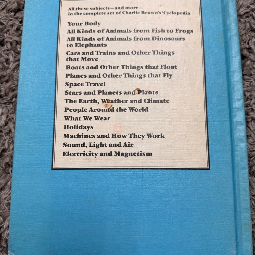 VTG 1981 - Charlie Brown's Cyclopedias #1-3 and 5-15 - Picture 10 of 10